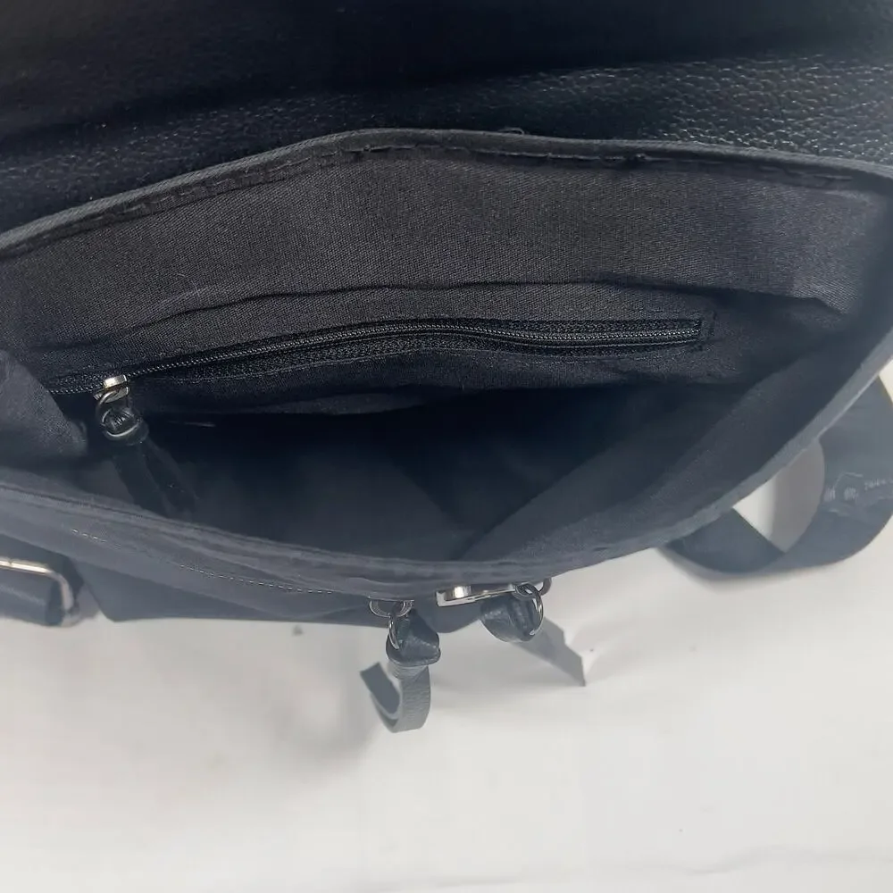 Botkier New York Women's Trigger Black Adjustable Strap Mini Backpack Bag Purse